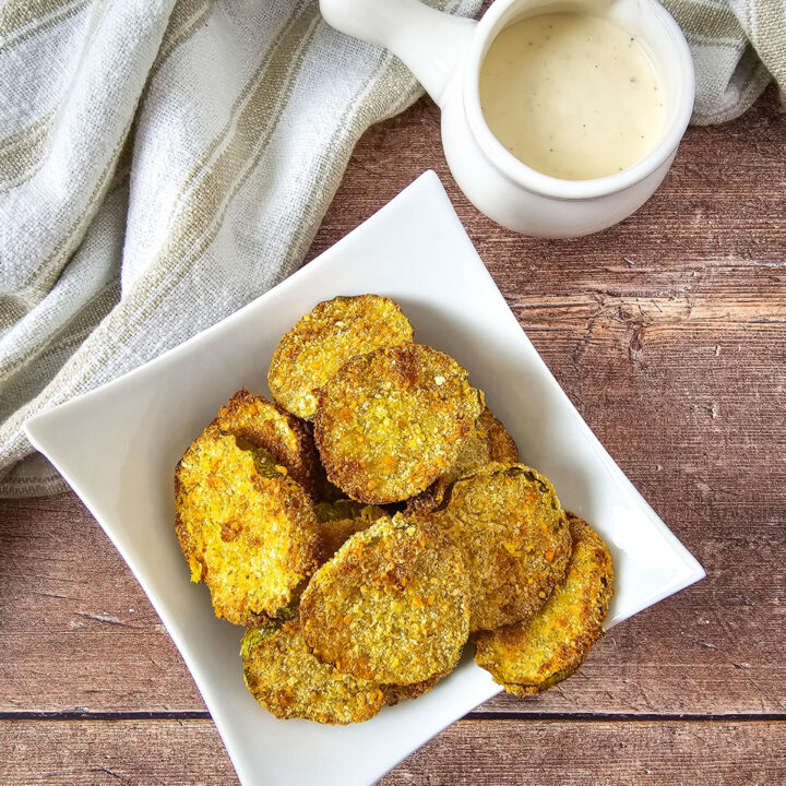 Air fryer pickle chips