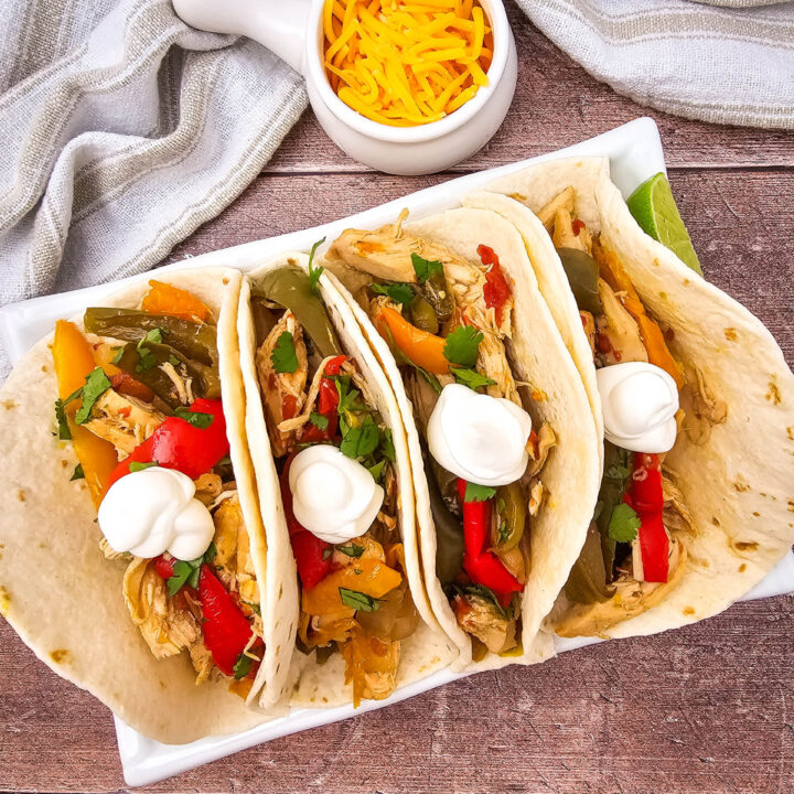 crockpot chicken fajitas