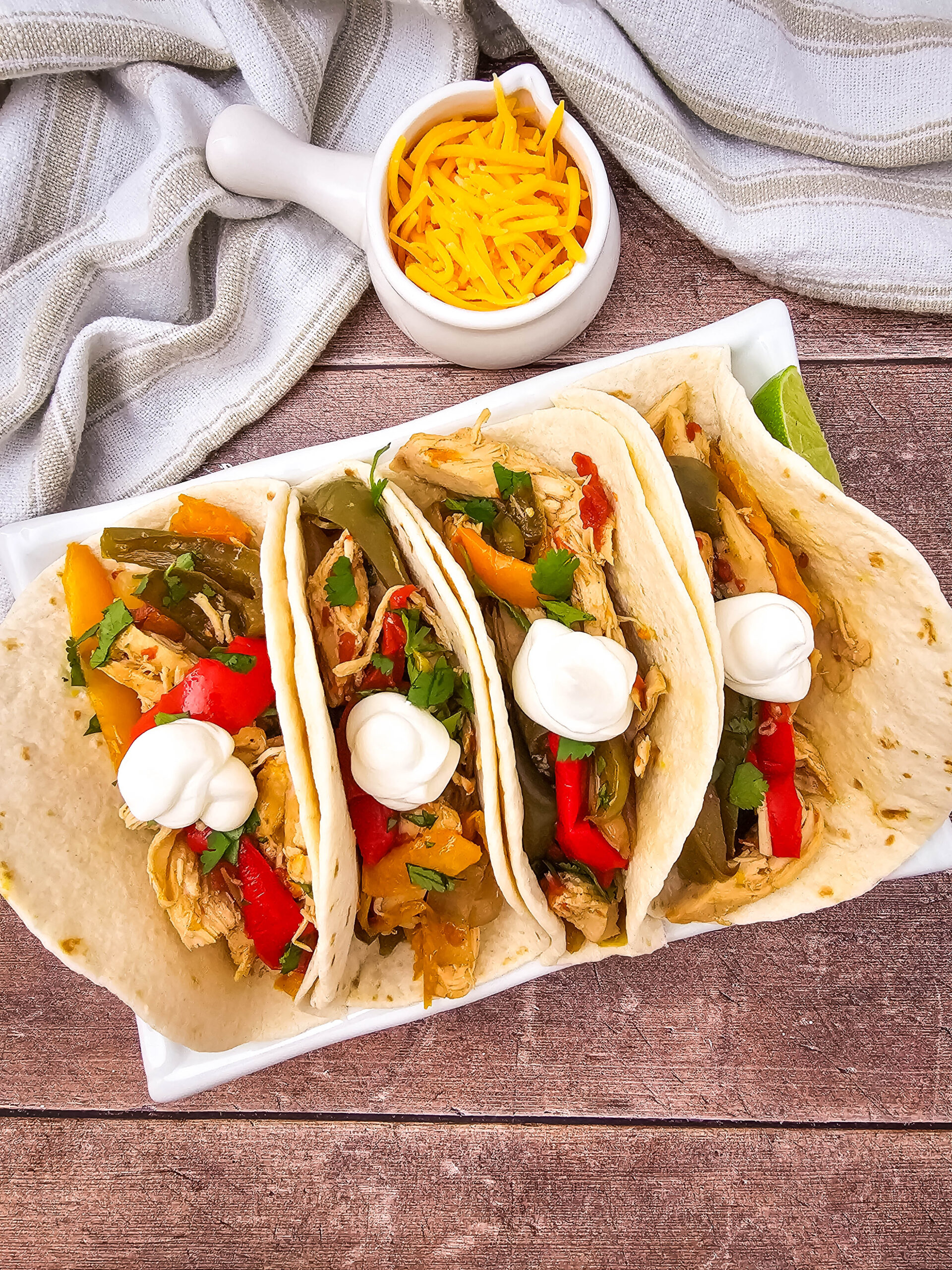 crockpot chicken fajitas