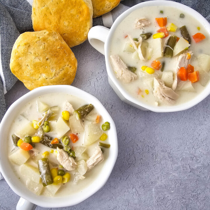 Crockpot Chicken Pot Pie Soup