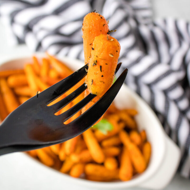 Carrots air fried