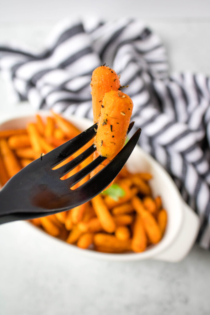 Carrots air fried