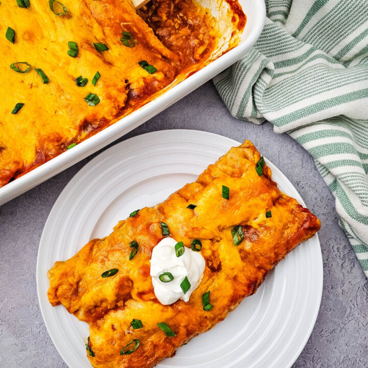 Cheesy Chicken Enchiladas