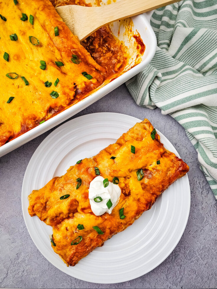 Cheesy Chicken Enchiladas