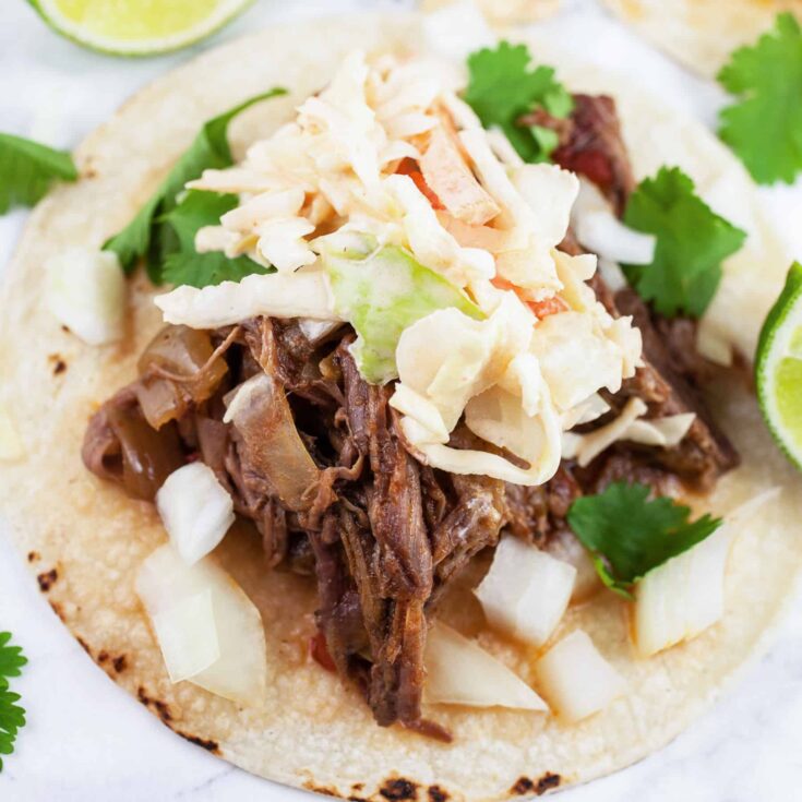 Image for Barbacoa Tacos with Chipotle Slaw