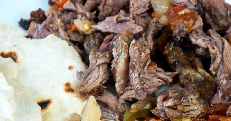 Image for Slow Cooker Beef for Shredded Beef Enchiladas and Tacos