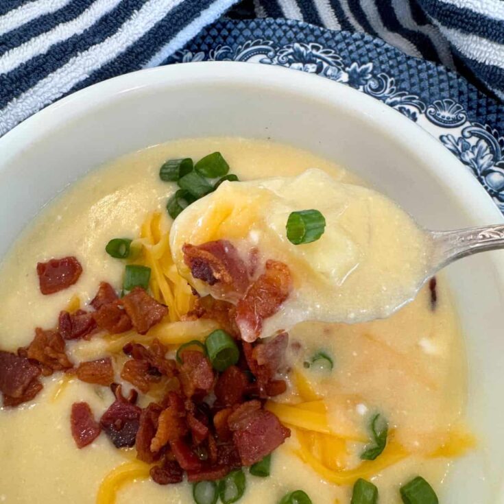 Image for Loaded Crockpot Potato Soup Recipe – Easy One-Pot Dinner