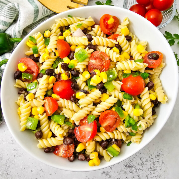Cowboy Caviar Pasta Salad