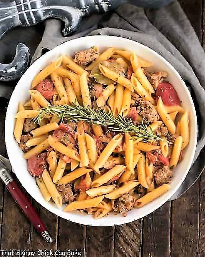 Image for Creamy Italian Sausage Pasta Recipe