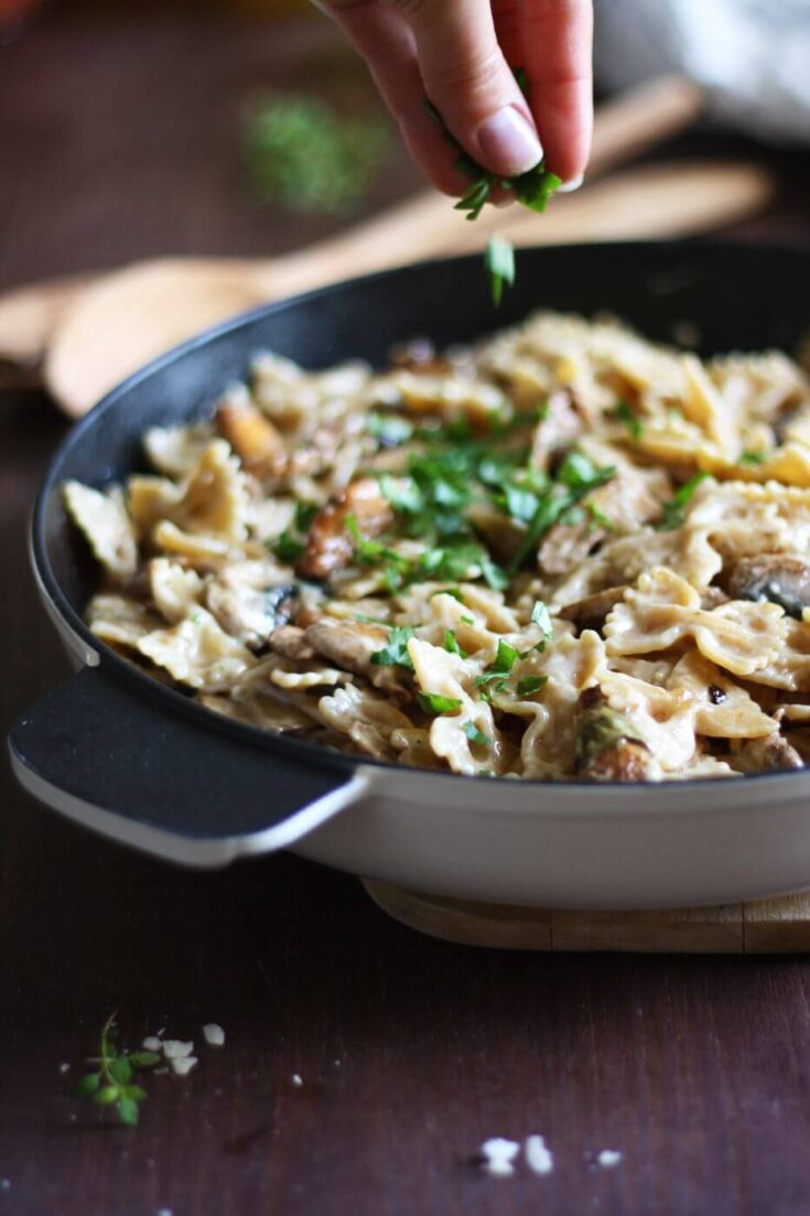 Image for Rustic Creamy Mushroom Pasta
