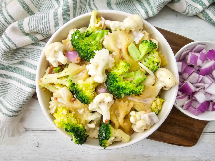 Image for Broccoli Cauliflower Pasta Salad
