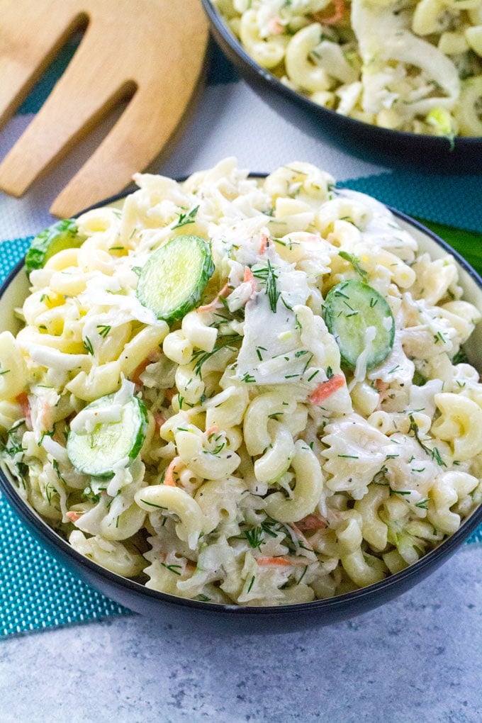 Image for Crunchy Coleslaw Pasta Salad