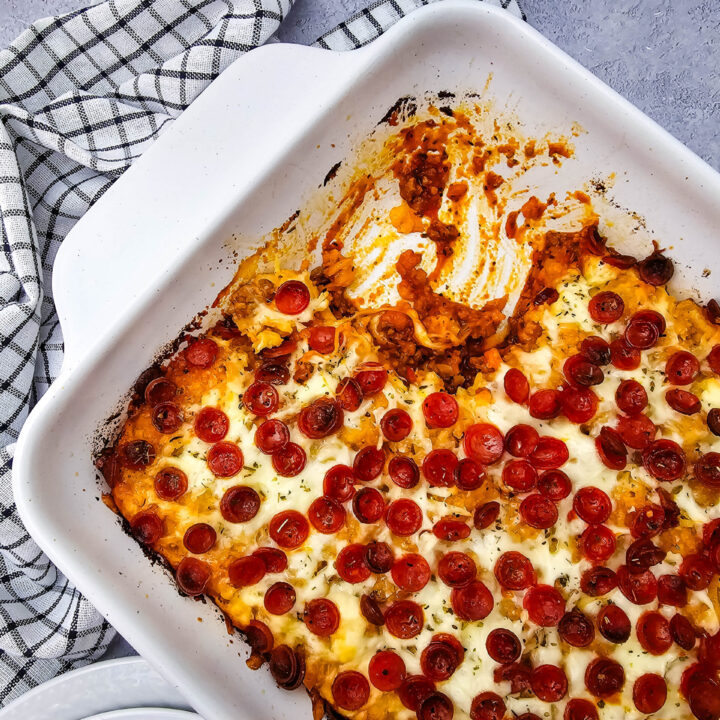 Pizza Tater Tot Casserole