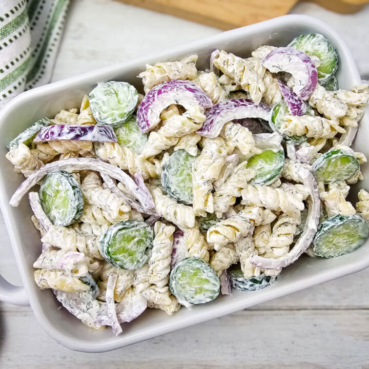 Cucumber Pasta Salad