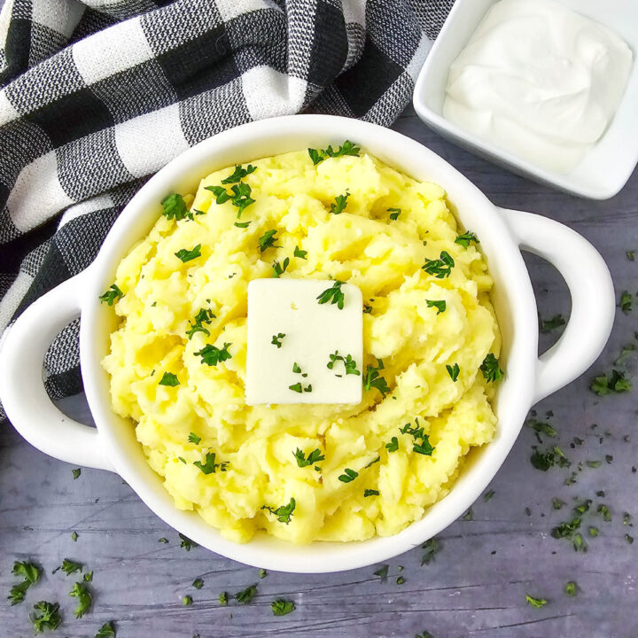 Garlic Parmesan Mashed Potatoes