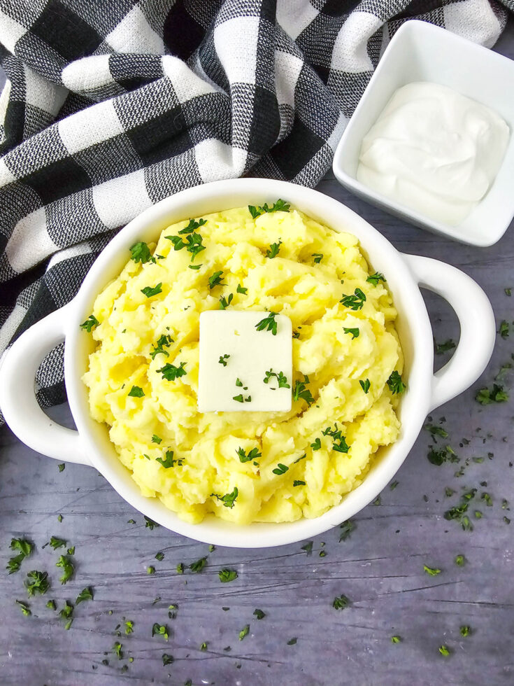 Garlic Parmesan Mashed Potatoes