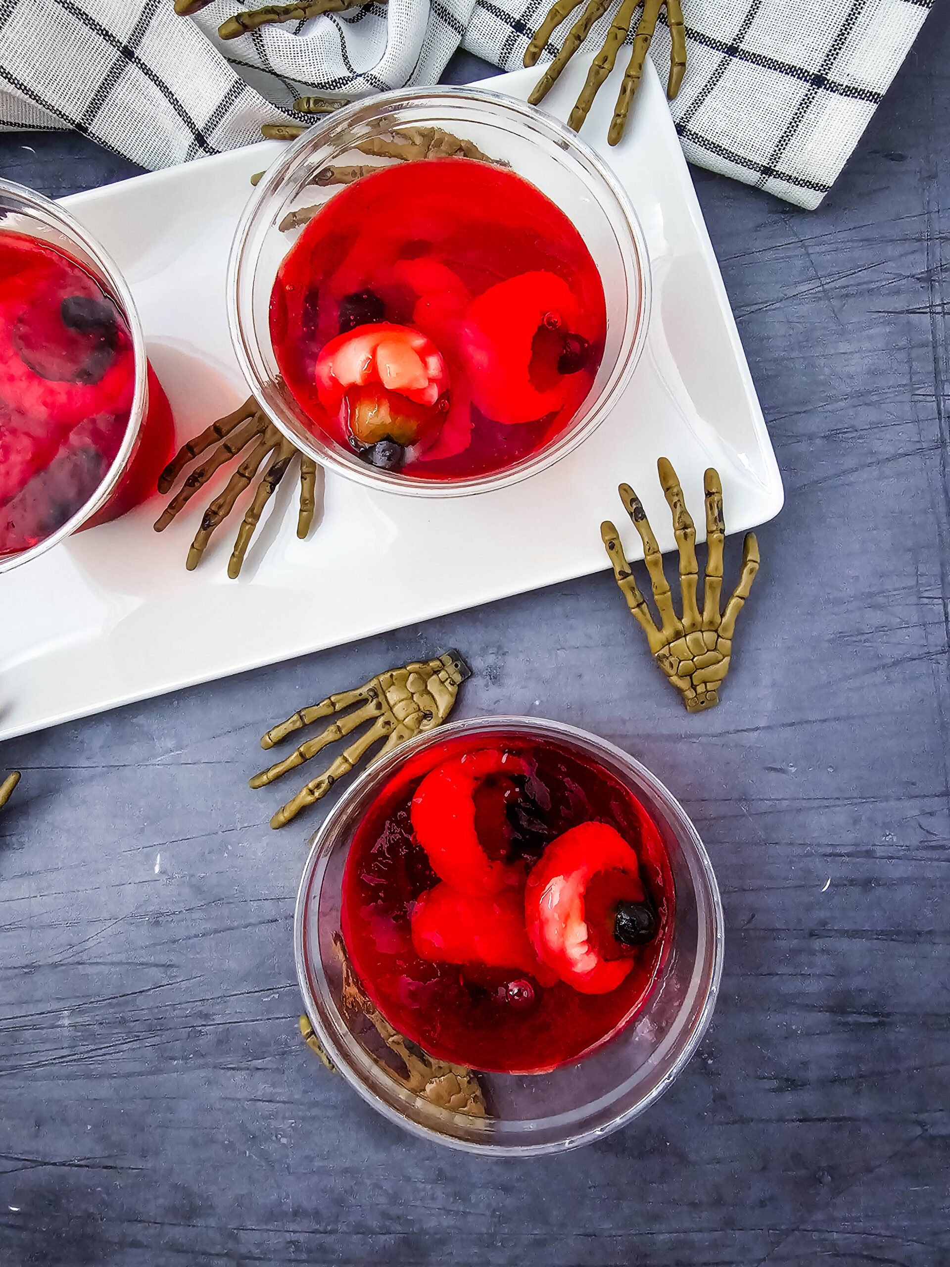 Creepy Eyeball Jello Cups